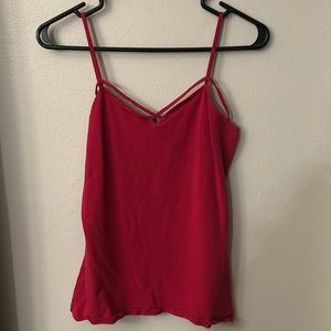 Magenta Express cami with neck detail